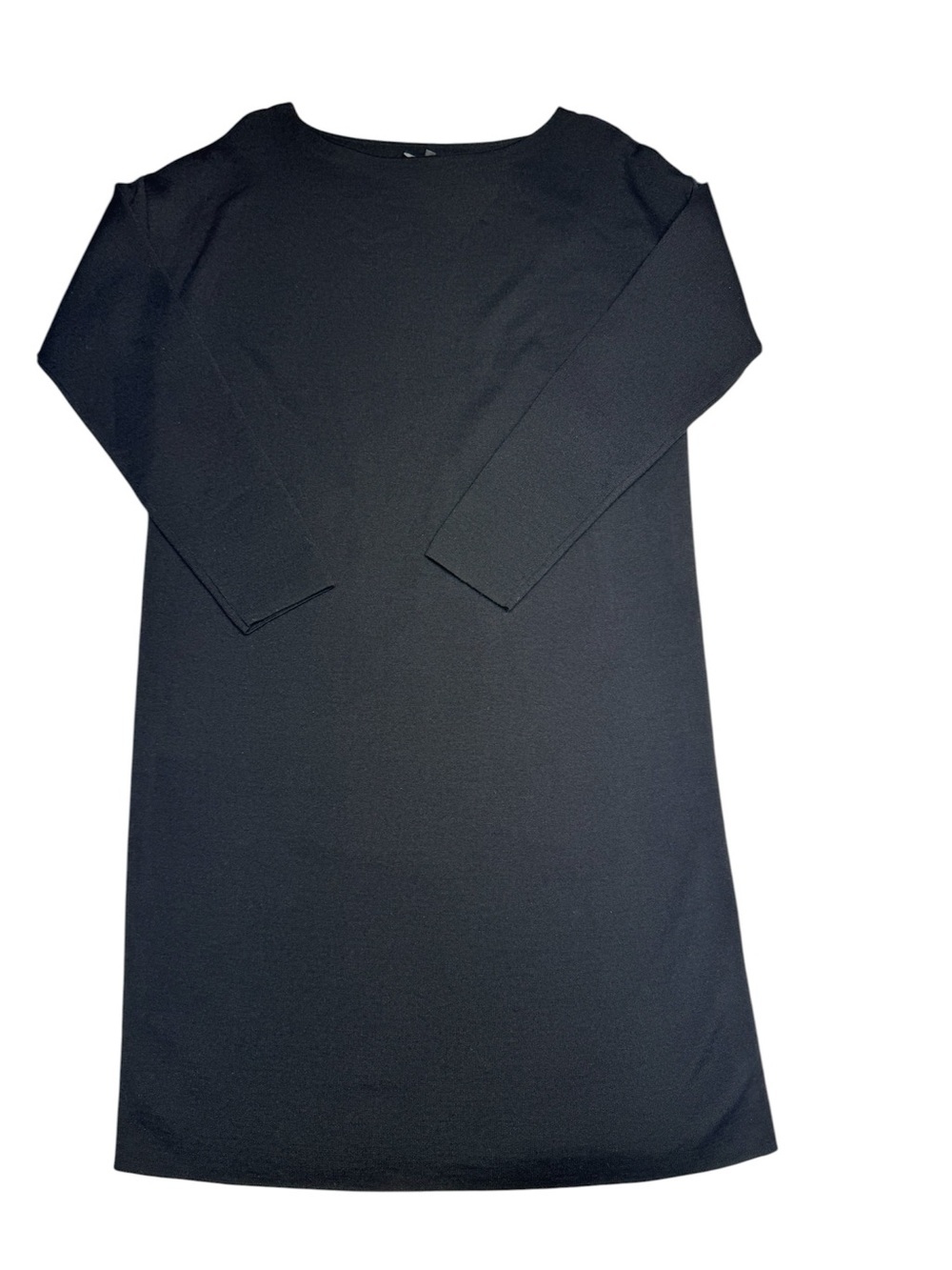 Lafayette 148 New York Black Knit Shift Dress Size M NWT 100% Wool